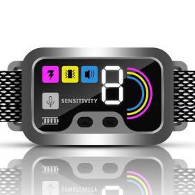 IP67 Waterproof Colour Screen Intelligent Dog Trainer Bark Collar (type: # 2, Color: As pic show)