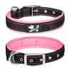 Pet dog collar; diving cloth reflective nylon collar; medium and large dog collar