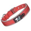 Pet dog collar; diving cloth reflective nylon collar; medium and large dog collar